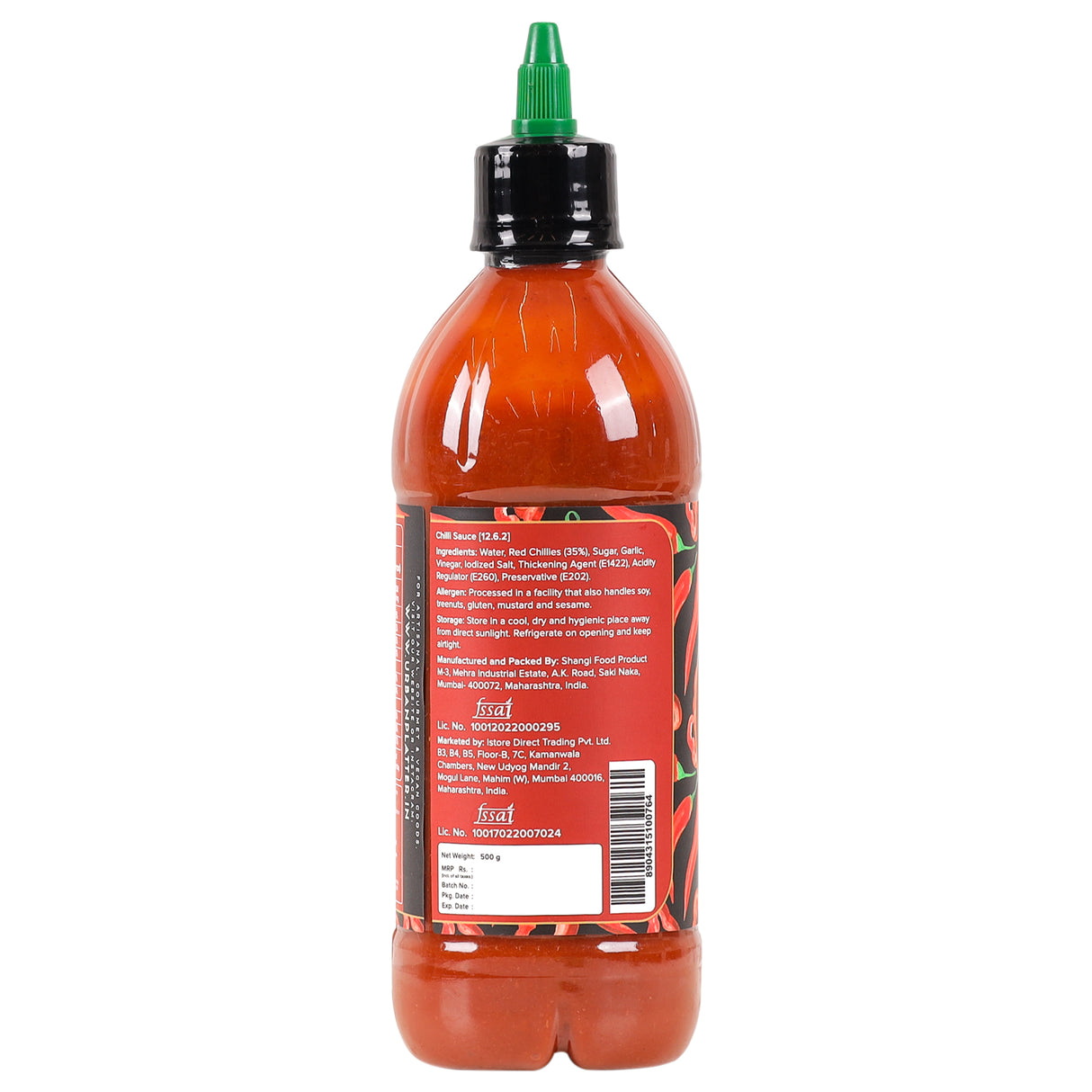 Sriracha Hot Chilli Sauce, 500g (Versatile Sauce, Perfect Aroma & Taste)