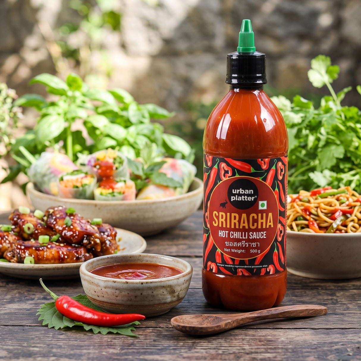 Sriracha Hot Chilli Sauce, 500g (Versatile Sauce, Perfect Aroma & Taste)