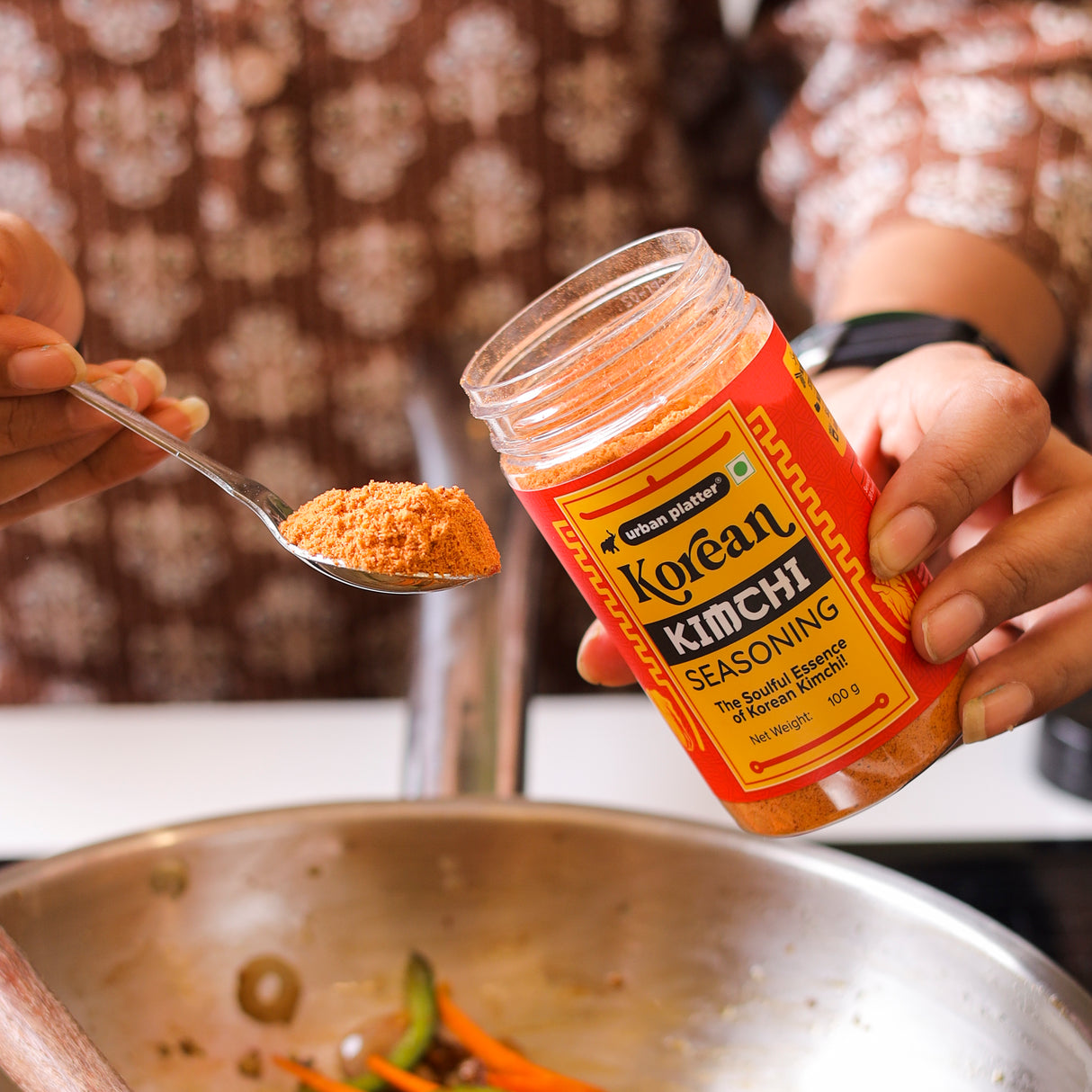 Urban Platter Korean Kimchi Seasoning, 100g (Classic Korean Kimchi Flavour  | Korean Spice | Finely Ground)