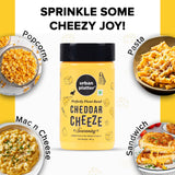 Urban Platter Cheddar Cheese Powder, 100g (An all purpose seasoning, Perfect for Pop Corn, Pasta, Fries Seasoning | Dairy-free)