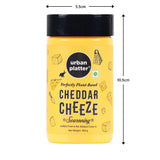 Urban Platter Cheddar Cheese Powder, 100g (An all purpose seasoning, Perfect for Pop Corn, Pasta, Fries Seasoning | Dairy-free)