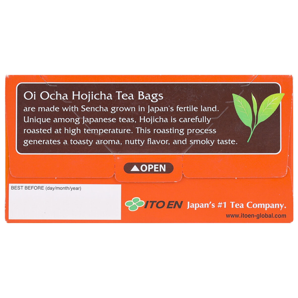 Oi Ocha Premium Japanese Hojicha Tea Bags, 32g (20 Tea sachets | Japan's No. 1 Green Tea | Roasted Tea | Robust, Savoury and Smoky Flavour)