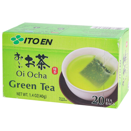 Oi Ocha Premium Japanese Green Tea Bags, 40g (20 Tea sachets | Japans No. 1 Green Tea Brand | Serve Hot or Cold)