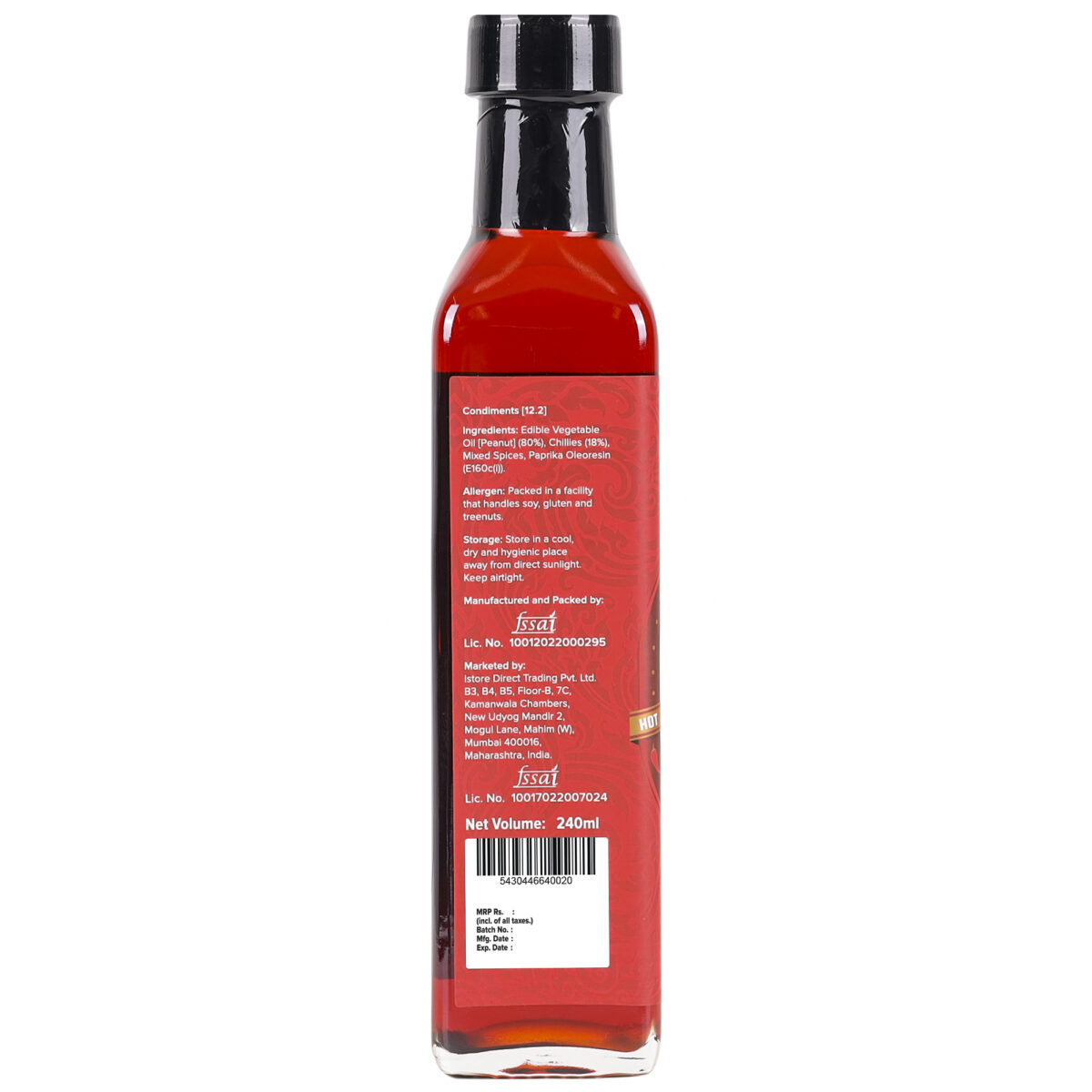 Urban Platter Jain Chilli Oil, 240ml (No Onion | No Garlic | Loaded with Flavour)