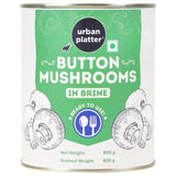 Urban Platter Whole Button Mushrooms, 800g (Drained Weight 400g)