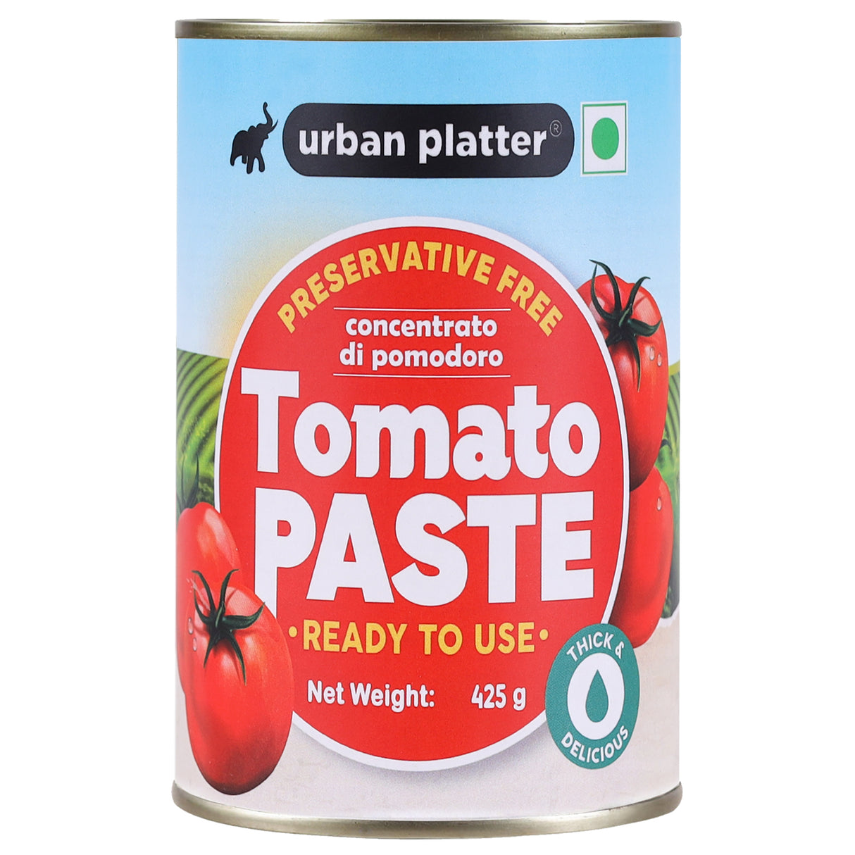 Urban Platter Tomato Paste Can, 425g [Pate de Tomate]