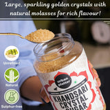 Urban Platter Khandsari Crystal Sugar, 1kg (Unrefined | Unbleached | Chemical free | Sugar Alternative)