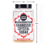 Urban Platter Khandsari Crystal Sugar, 1kg (Unrefined | Unbleached | Chemical free | Sugar Alternative)