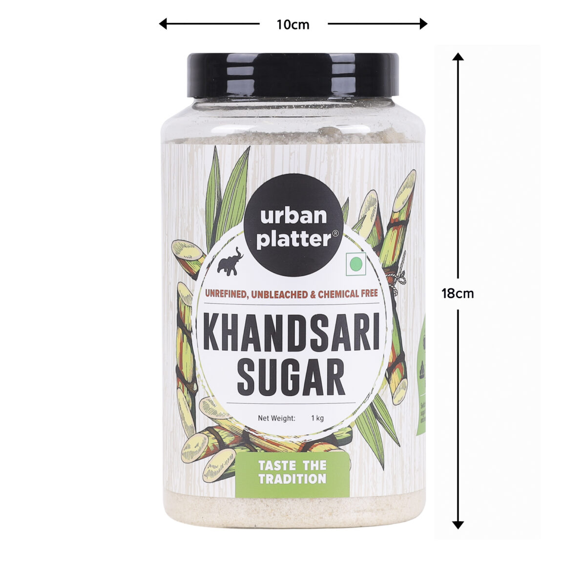 Urban Platter Khandsari Sugar, 1kg (Unrefined | Unbleached | Chemical free | Sugar Alternative)