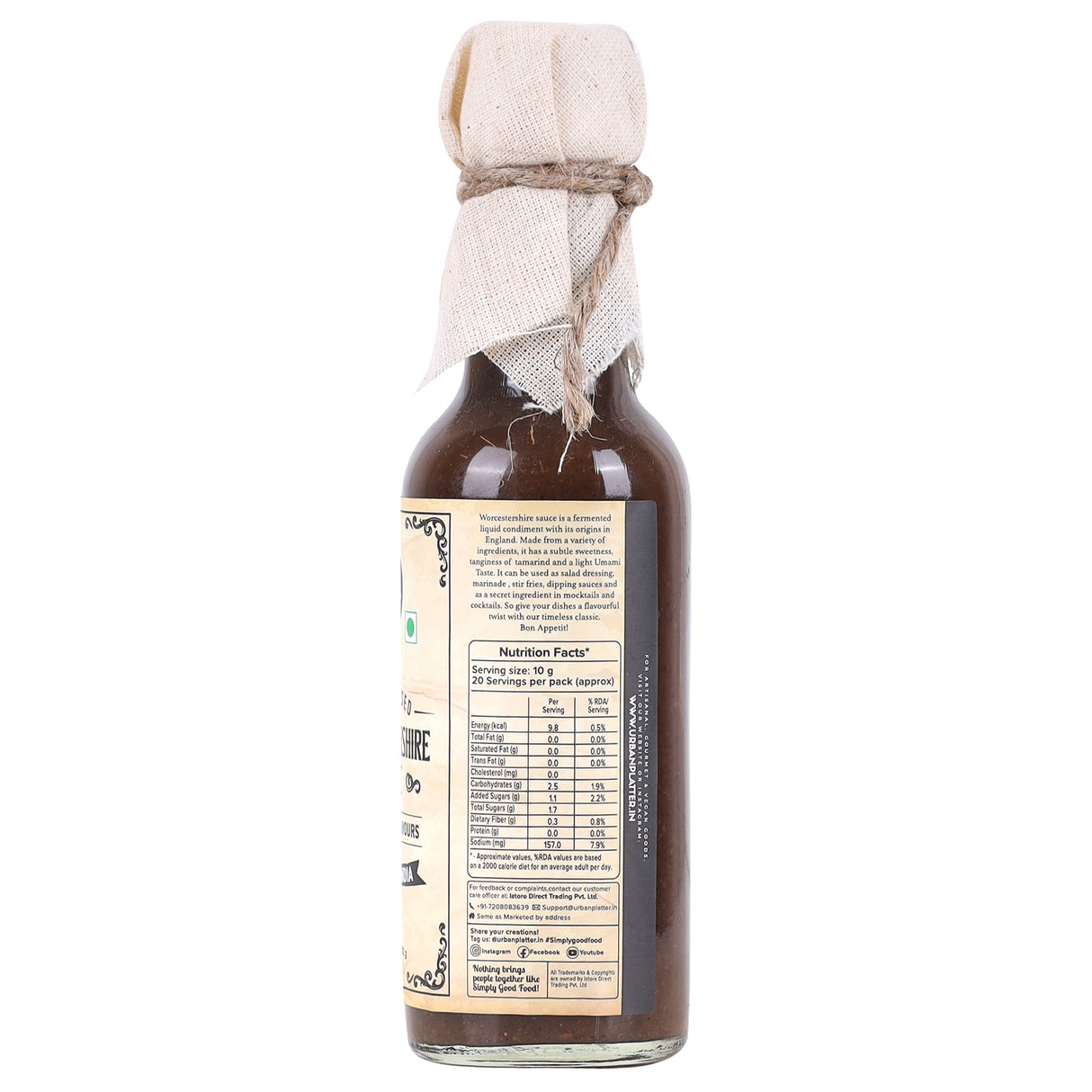 Urban Platter Worcestershire Sauce, 200g [Tasty & Delicious] - product image 3