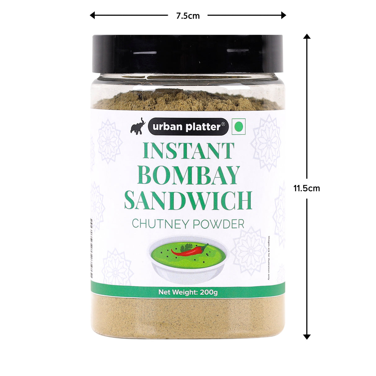 Urban Platter Instant Bombay Sandwich Chutney Powder, 200g