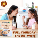 Rolled Oats, 1Kg (100% Whole Grain | High-fibre | High-Protein)