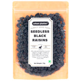 Urban Platter Seedless Black Raisins, 1Kg