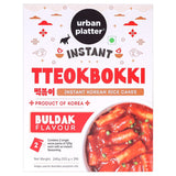 Urban Platter Instant Tteokbokki - Buldak, 240g (With Seasoning Premix | Spicy Snack | Soft and Chewy Rice Cakes | Korean Street Delicacy)