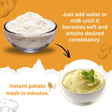 Urban Platter Potato Flakes 500g, (Dehydrated Potato Flakes | Ready to Use Dried Potato Bits | Quick and Convenient)