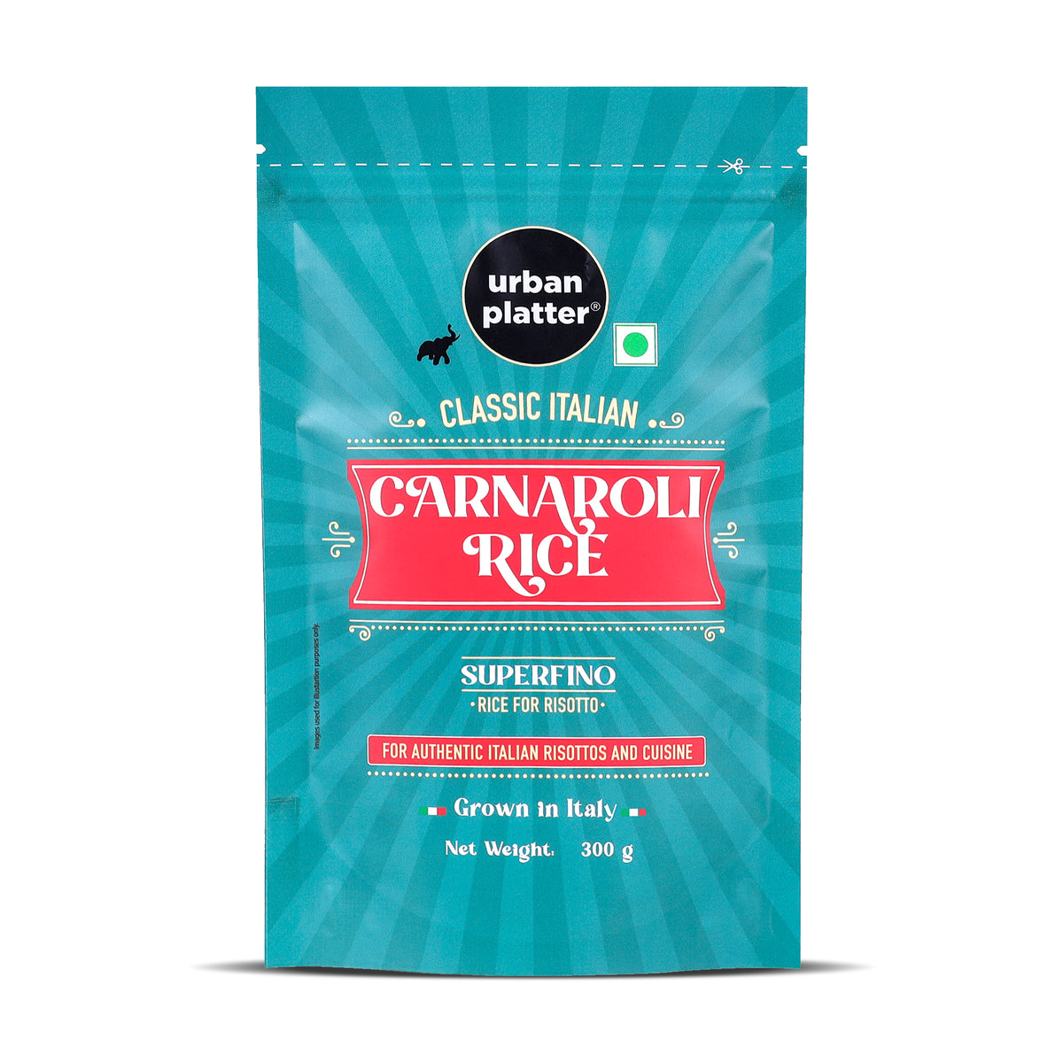 Classic Italian Carnaroli Rice, 300g (Medium Grain Rice | Firm and Sta ...