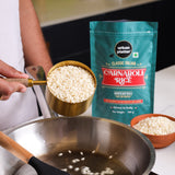 Urban Platter Classic Italian Carnaroli Rice, 300g (Medium Grain Rice | Firm and Starchy | Risotto Rice)