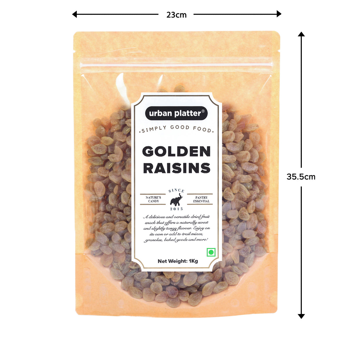 Urban Platter Golden Raisins (Kishmish), 1Kg