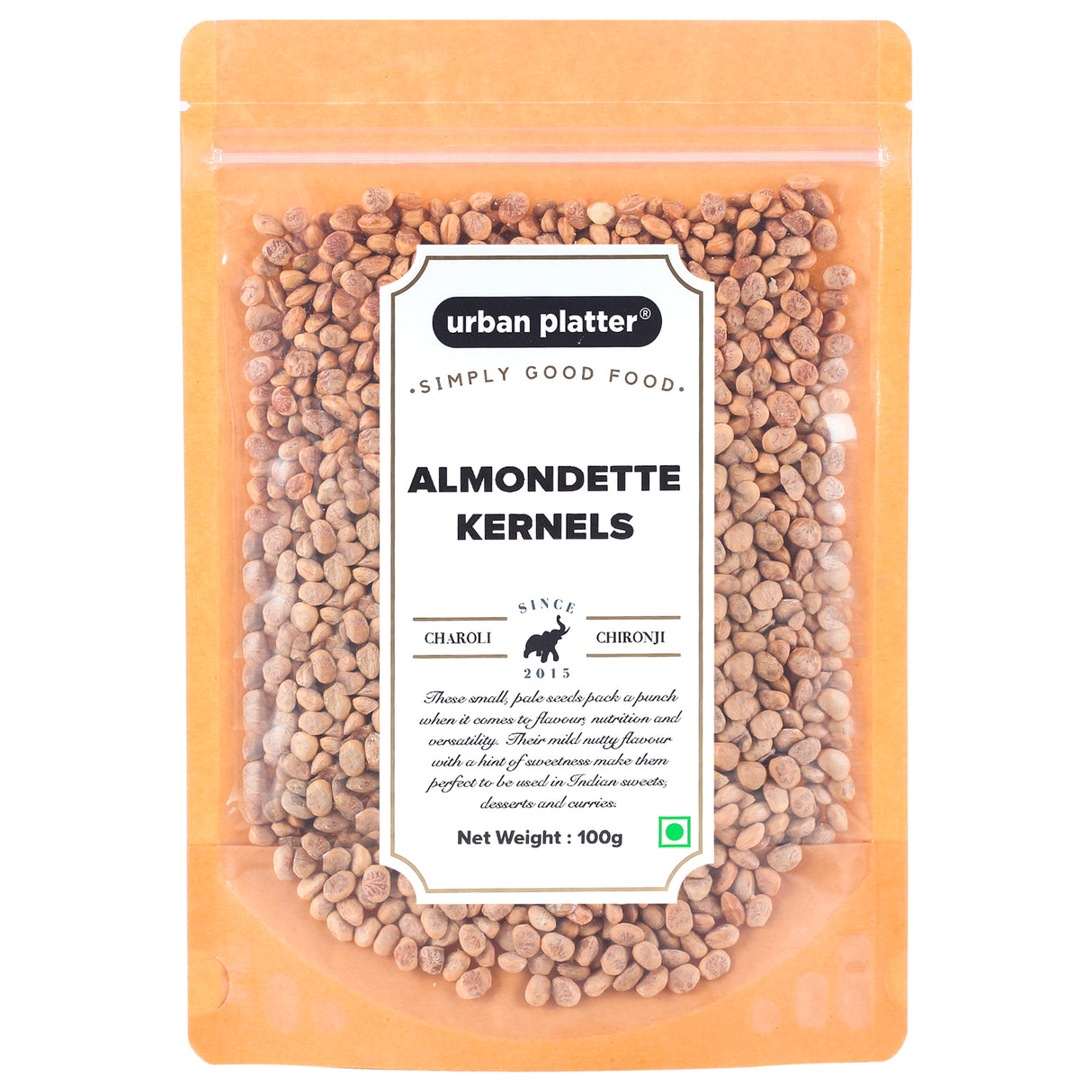 Urban Platter Almondette Kernels (Charoli or Chironji), 100g