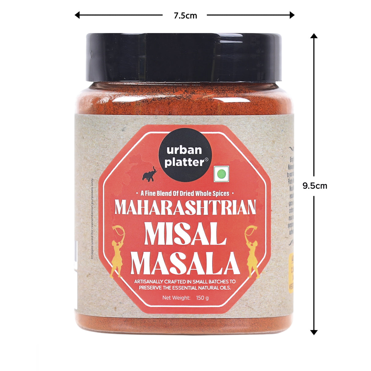 Urban Platter Maharashtrian Misal Masala, 150g (Hot and Spicy | Misal Pav Masala | Gravy Masala)