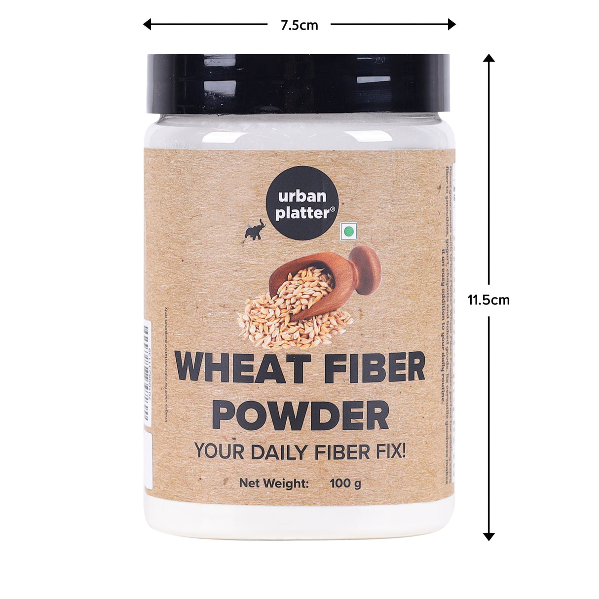 Urban Platter Wheat Fiber Powder, 100g