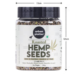 Urban Platter Roasted Hemp Seeds, 150 g (Hemp Seeds for Eating | Salad Topping | Roasted)