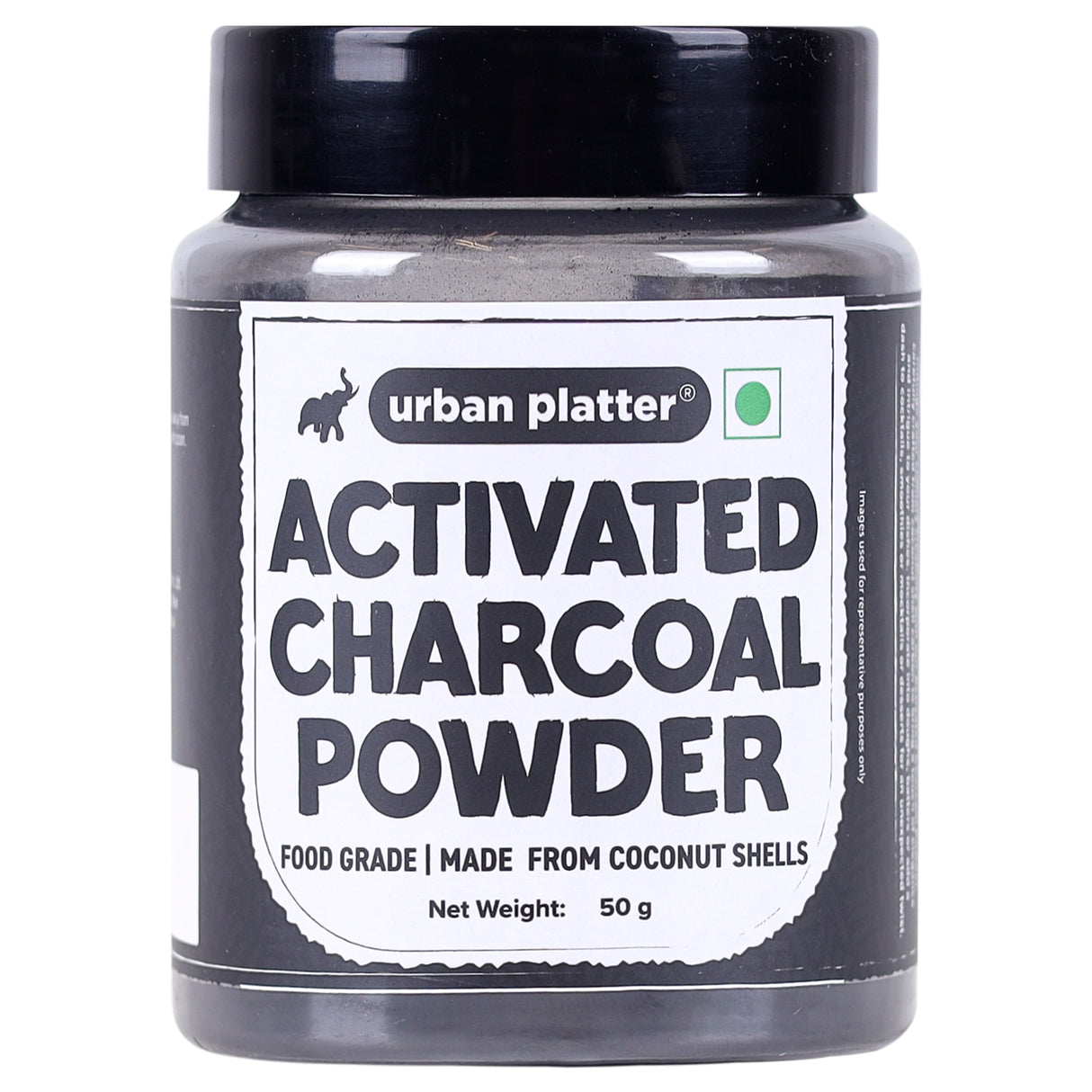 Urban Platter Activated Charcoal Powder, 50g