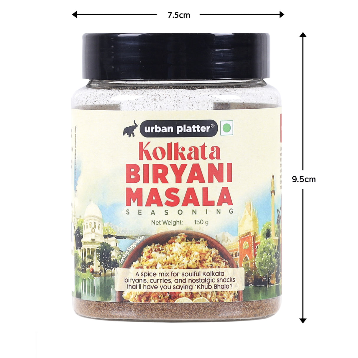 Urban Platter Kolkata Biryani Masala, 150g (Ready to Use | Preserved with Essential Oils)