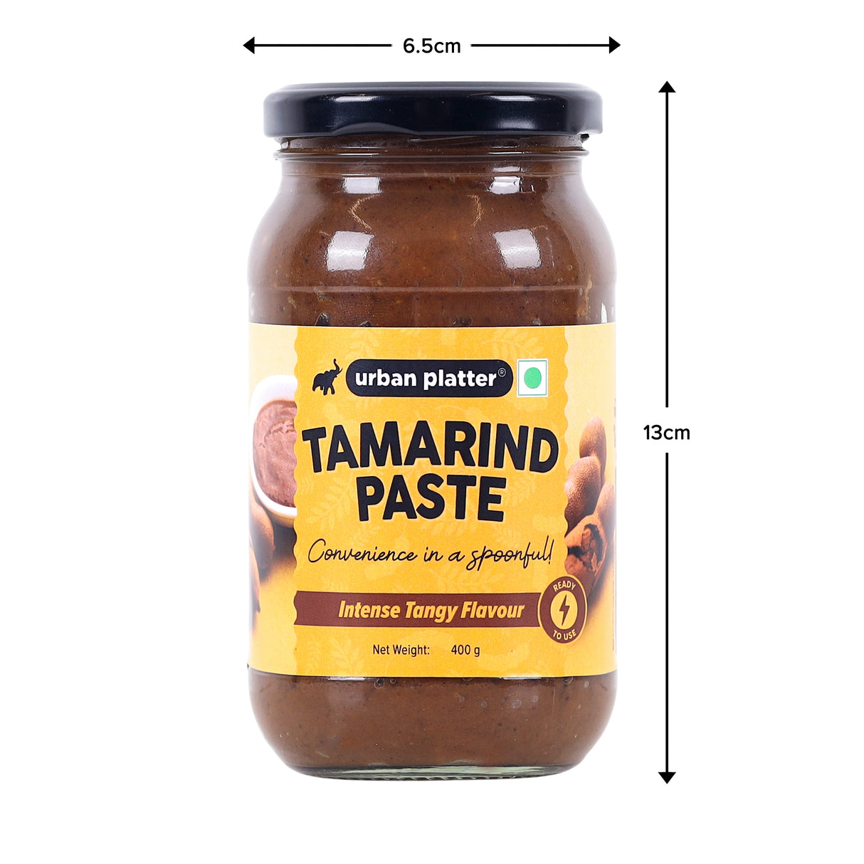 Urban Platter Pure Concentrated Malabar Tamarind Paste, 400g (Ready to use Imli Paste, free from Seeds and Fiber, Perfect for Sambar and Chutneys)