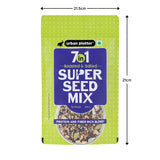 Urban Platter 7-in-1 Super Seed Mix, 250g (Roasted and Salted | Sunflower | Pumpkin | Split Coriander | Watermelon | Black Sesame | White Sesame | Flax Seed)