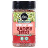 Microgreens Radish Sprouting Seeds Shaker Jar, 125g (Nutritious Addition to Salads & Sandwiches)