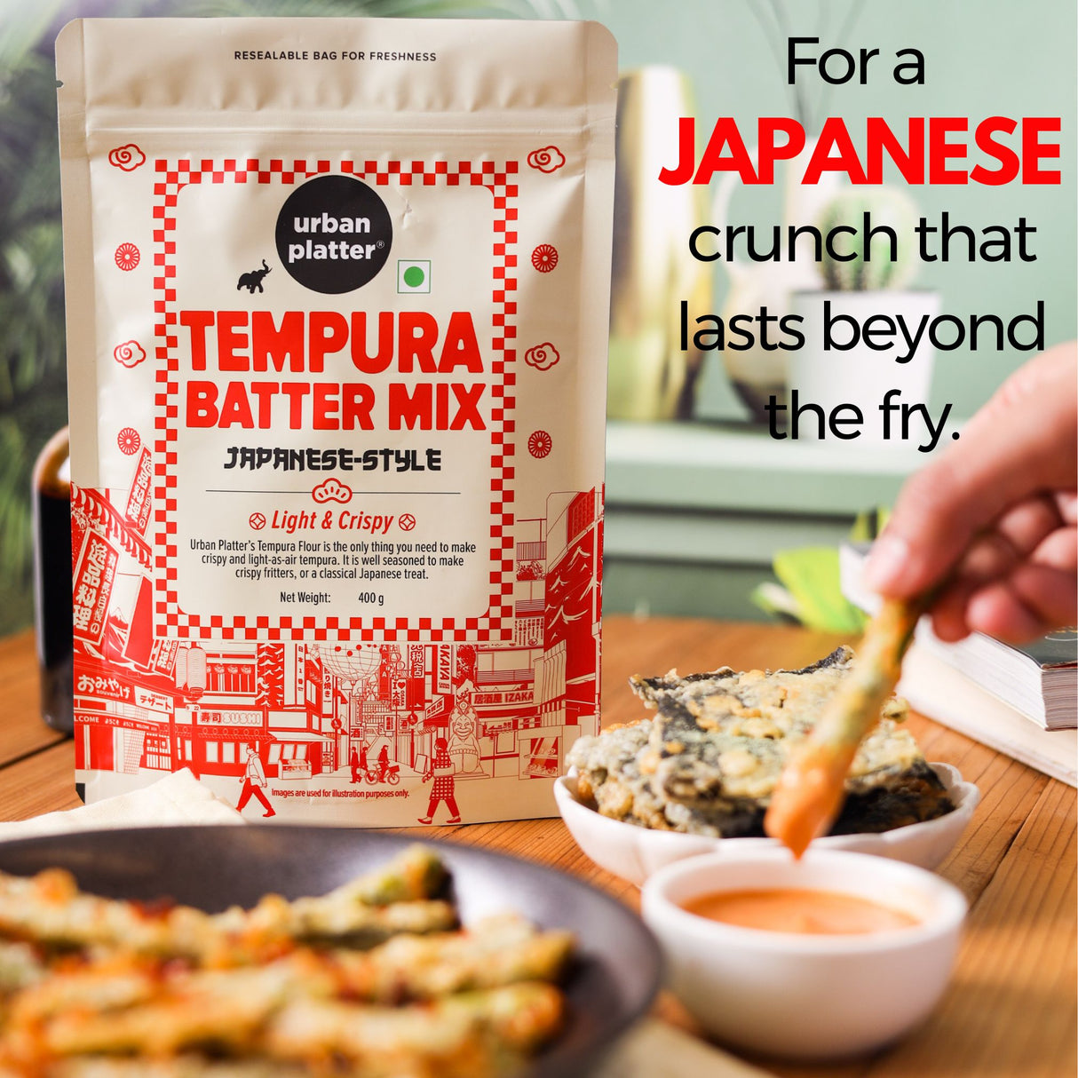 Urban Platter Japanese Style Tempura Batter Mix, 400g
