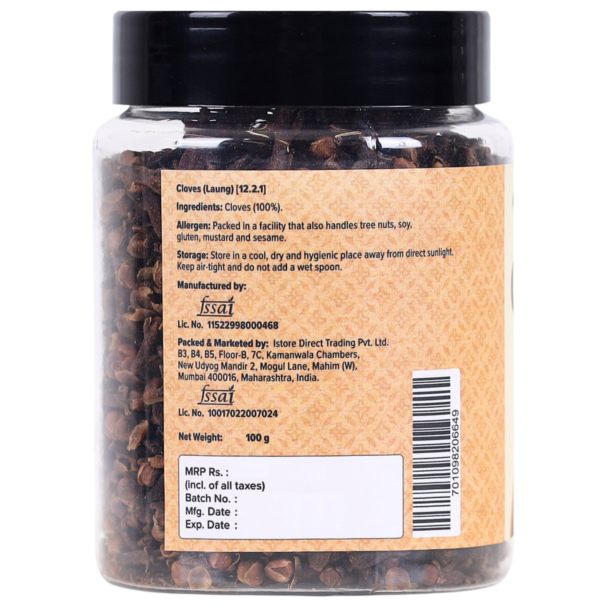Urban Platter Whole Cloves (Laving), 100g