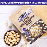 Urban Platter Bold and Exotic Macadamia Nuts (Grade A, Premium Quality, Crunchy, perfect for guilt-free snacking)