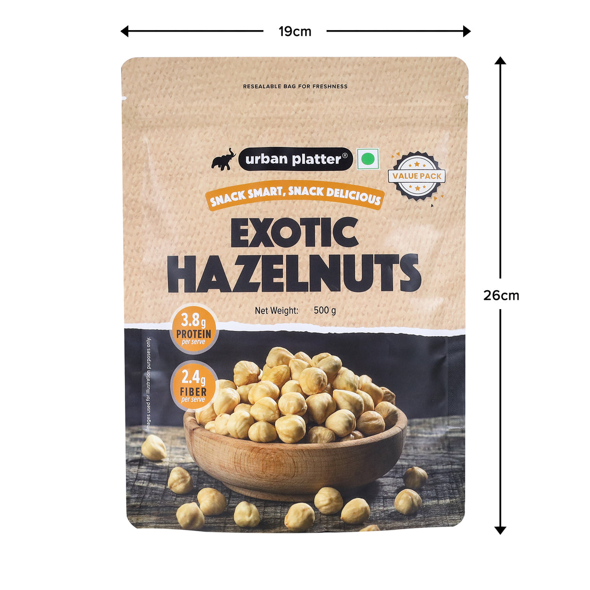 Urban Platter Turkish Hazelnuts, 500g