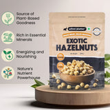 Urban Platter Exotic Hazelnut Kernels, 500g (Protein & Fibre-Rich | Nutrient-Dense | Perfect for Snacking & Desserts)