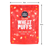 Urban Platter Salted Wheat Puff, 100g (Made from Whole Grain, High in Protein, Lightly Salted, Oil Free, Kid Friendly)