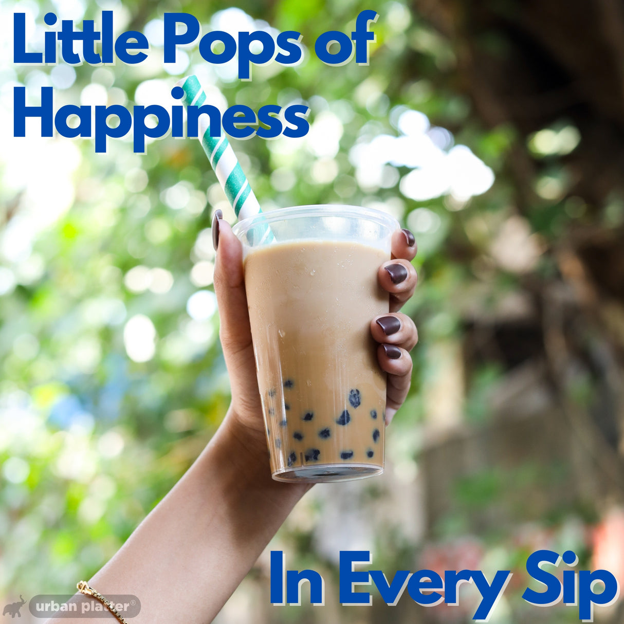 Urban Platter Tapioca Boba Pearls, 100g [Classic Boba Pearls, Soft and Chewy, Perfect for Bubble Tea &amp; More!]