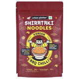 Urban Platter Korean BBQ Chilli Shirataki Noodles, 282g (Keto-friendly, Low-Carb, Fat-free, Instant Noodles | Spicy BBQ Chilli Flavour | Konjac Miracle Noodles)