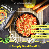 Urban Platter Korean Buldak Shirataki Noodles, 282g (Keto-friendly, Low-Carb, Fat-free, Instant Noodles | Fiery Buldak Explosion | Konjac Miracle Noodles)