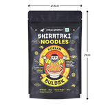 Urban Platter Korean Buldak Shirataki Noodles, 282g (Keto-friendly, Low-Carb, Fat-free, Instant Noodles | Fiery Buldak Explosion | Konjac Miracle Noodles)