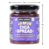 Urban Platter Jamun Chia Spread, 200g [Made with Real Jamun and Sweetened with Agave]