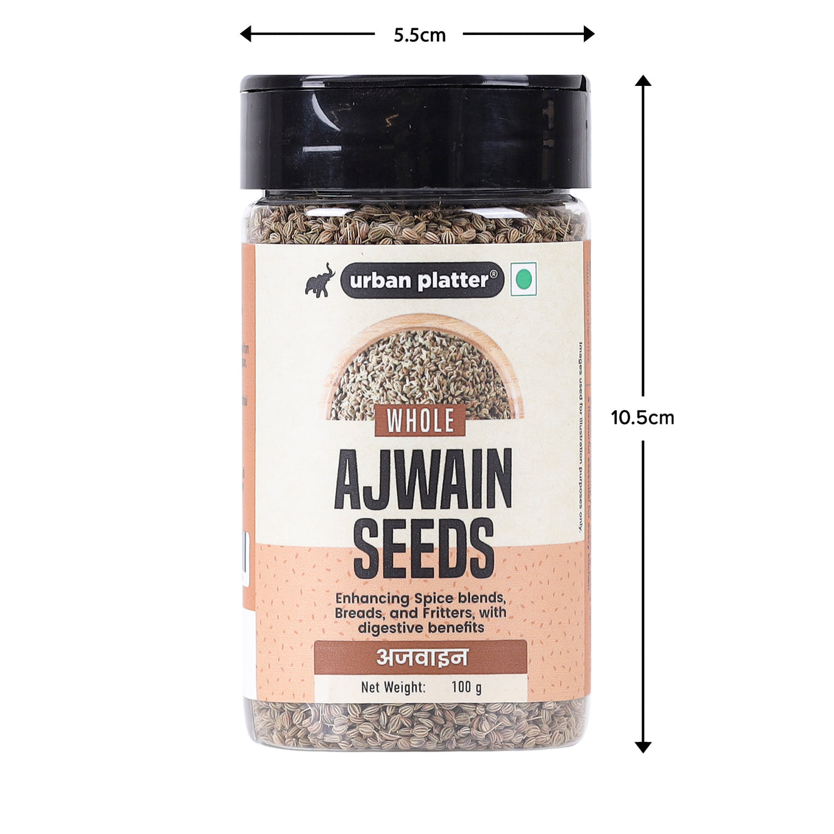 Urban Platter Whole Ajwain Seeds (Bishops Weed / Carroms Seeds)