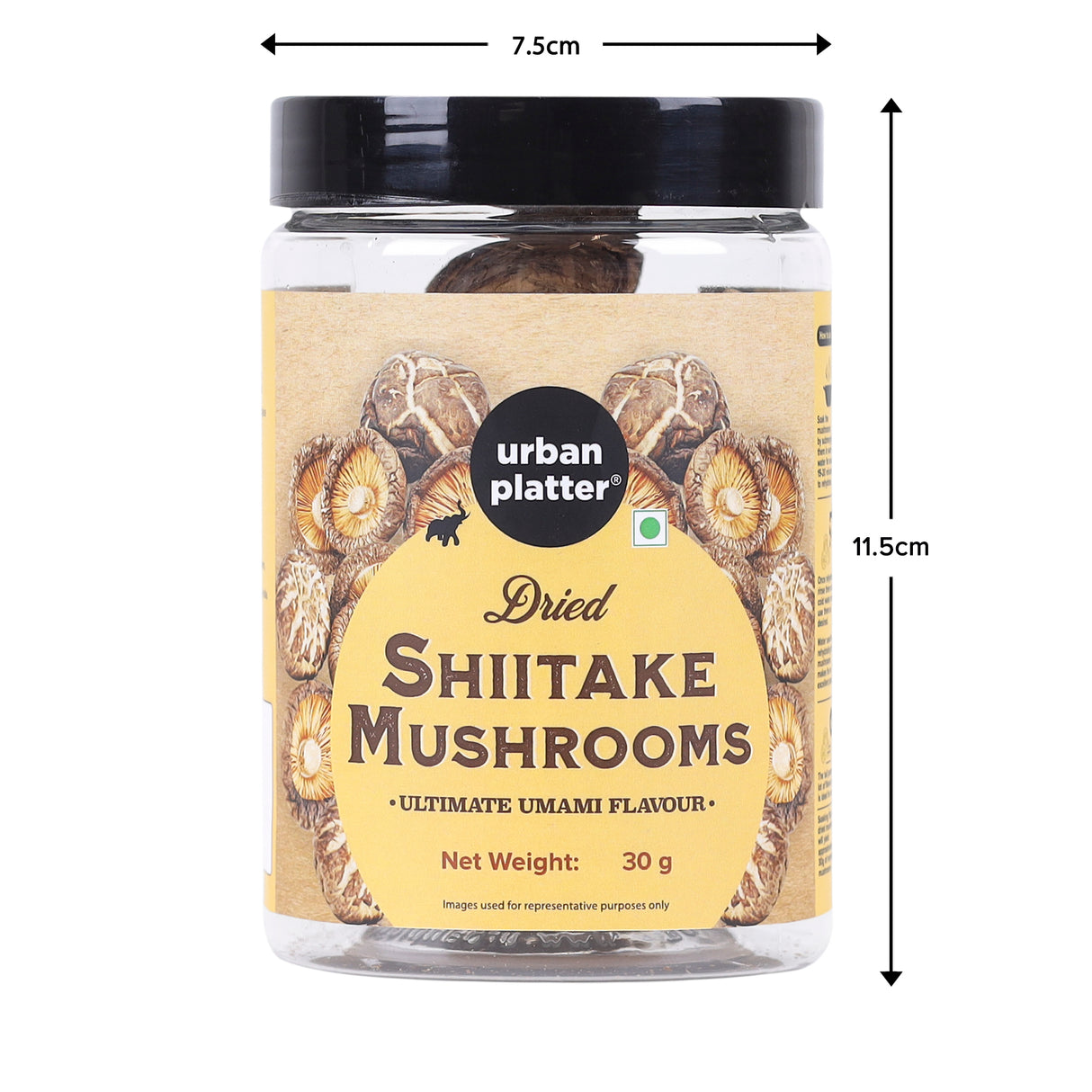 Urban Platter Dried Shiitake Mushrooms, (Umami-Rich | Perfect for Asian Soups, Stir-Fries & Sushi | Rehydrates Quickly)