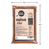 Aka Miso Paste, 1kg (Dark Miso | Fermented Soybean Paste | Preservative-Free | Deep Umami Flavour)