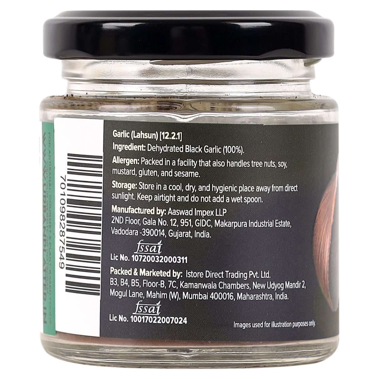 Urban Platter Fermented Black Garlic Powder, 50g
