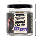 Urban Platter Black Garlic Cloves, 50g [Umami-Rich, Slowly-aged, Functional Food, No preservatives]