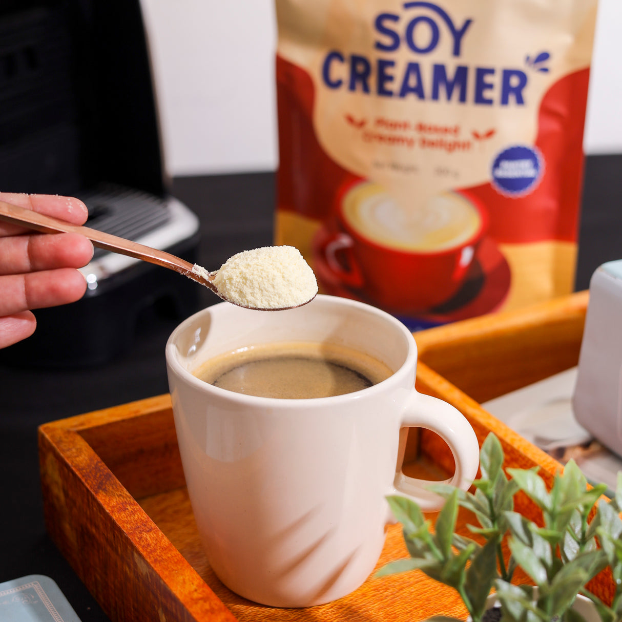 Urban Platter Soy Creamer, 300g (Plant Based Creamer | Soy Powder | Beverages | Desserts)