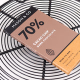 Mason & Co. 70% Cacao Chip Dark Chocolate, 60g