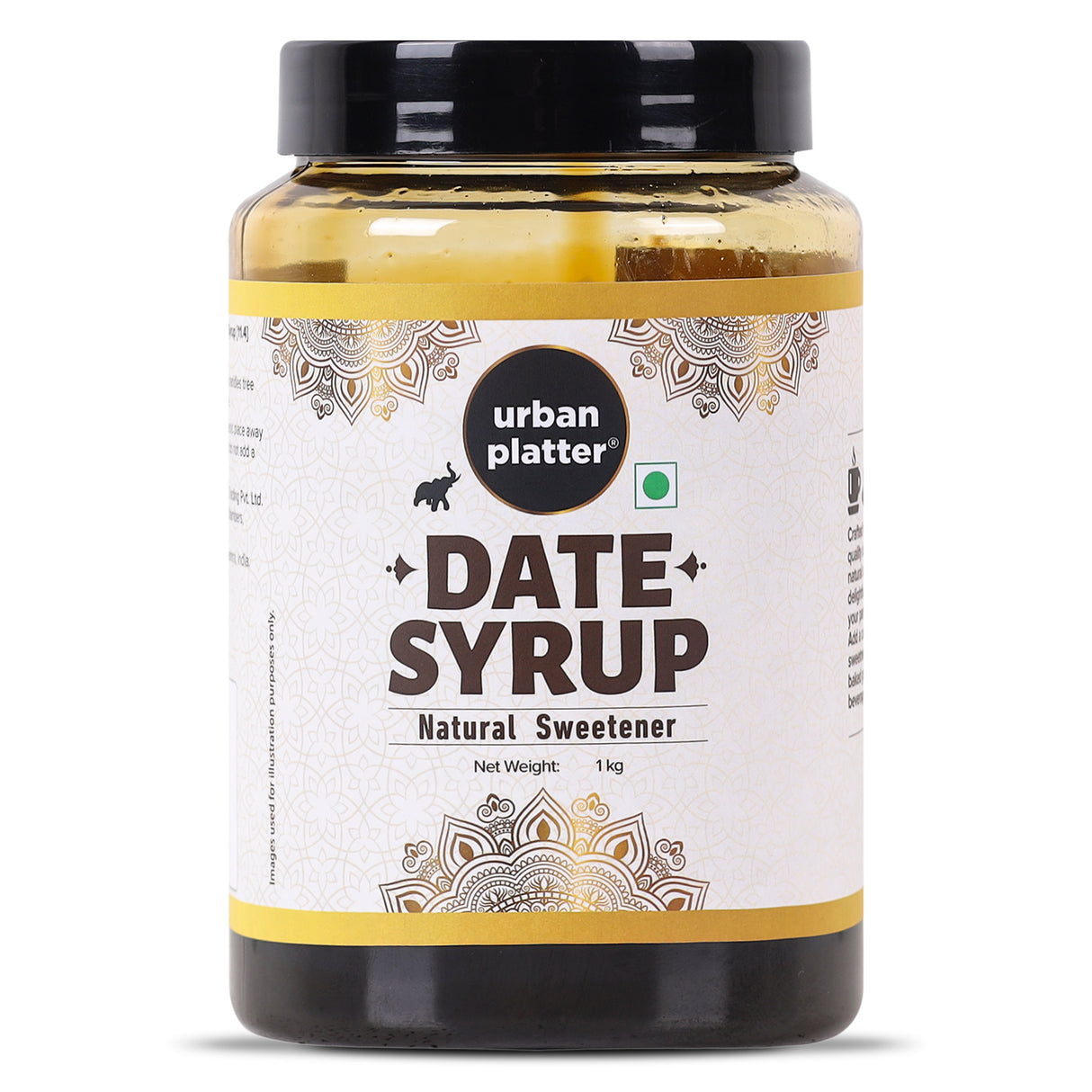 Urban Platter Pure Date Syrup, 1Kg (Natural Date Honey, Delicious Sweetener)